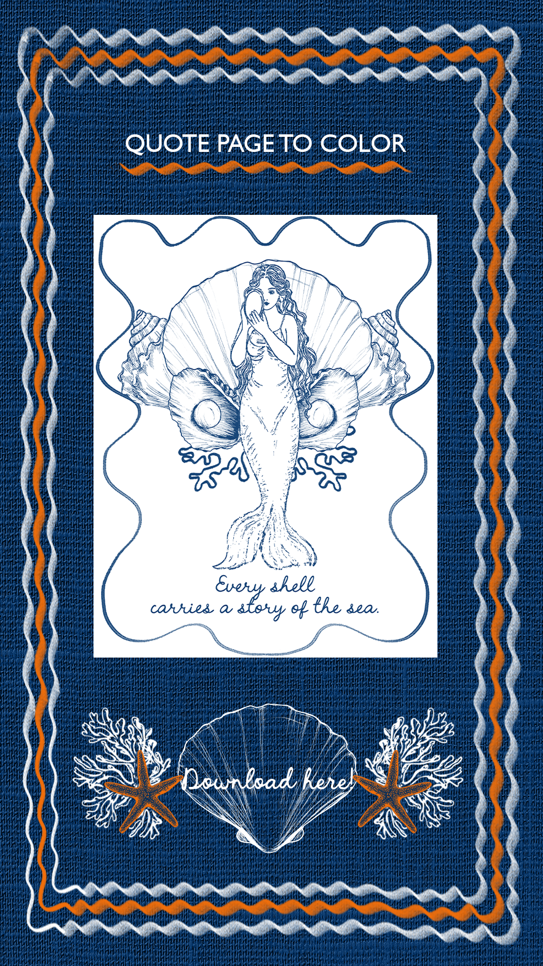 Free Summer Quote Page to Color
