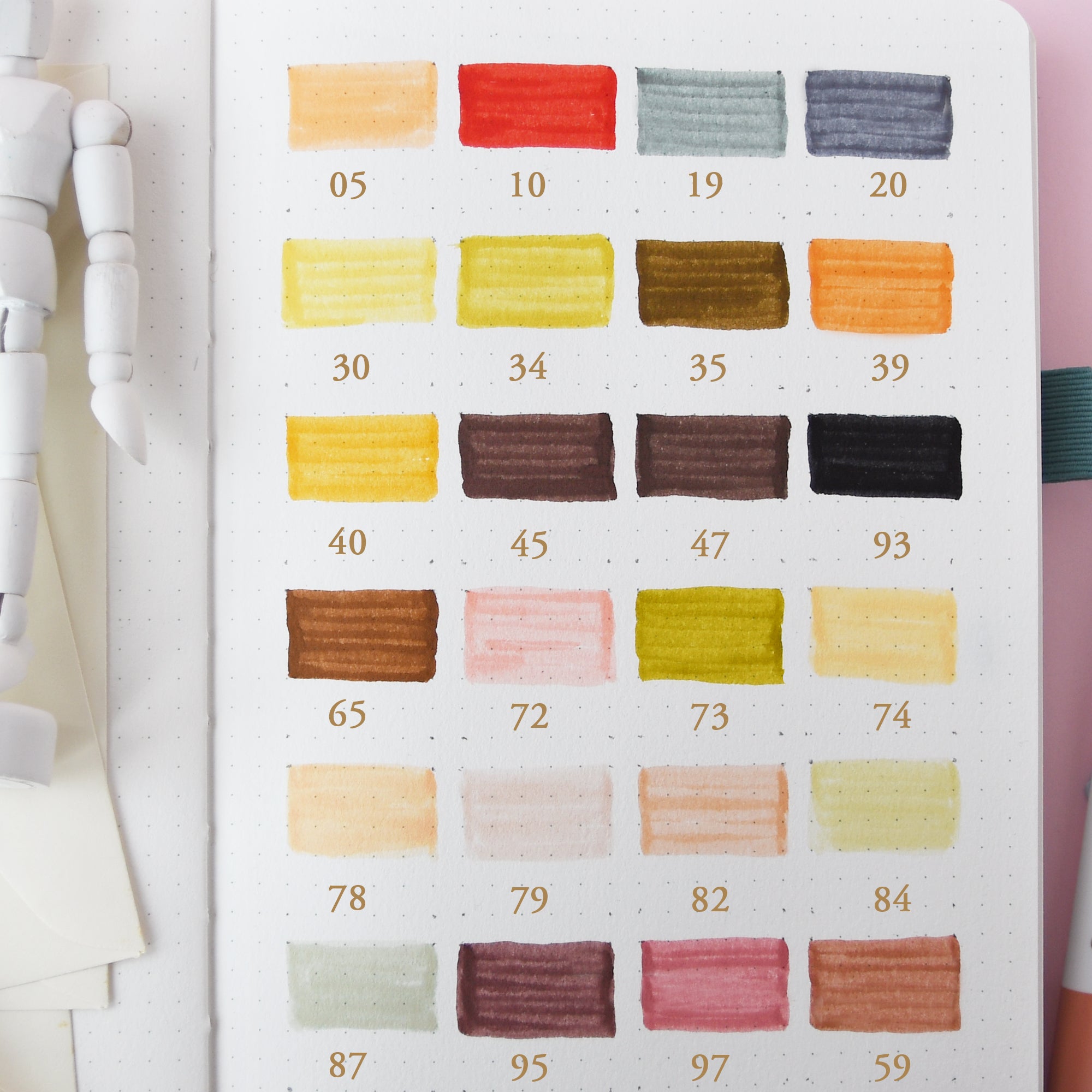 'Skin Tones' Dual Tip Markers