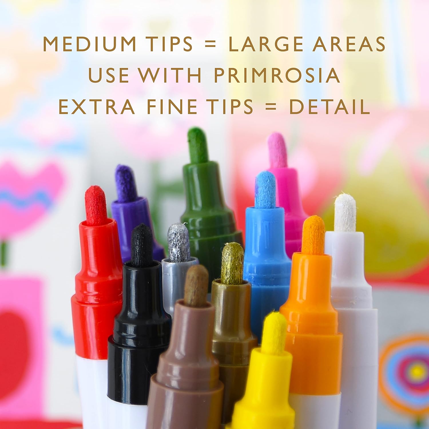 'Essential' Medium Tip Paint Pens