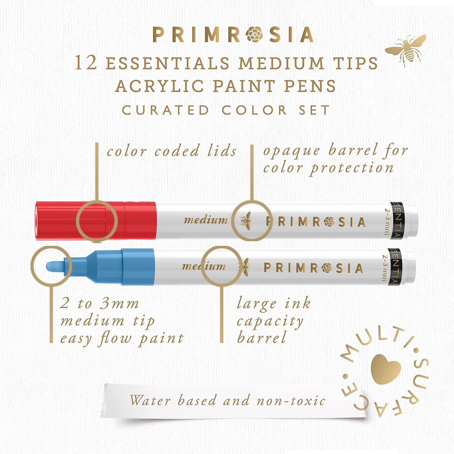 'Essential' Medium Tip Paint Pens