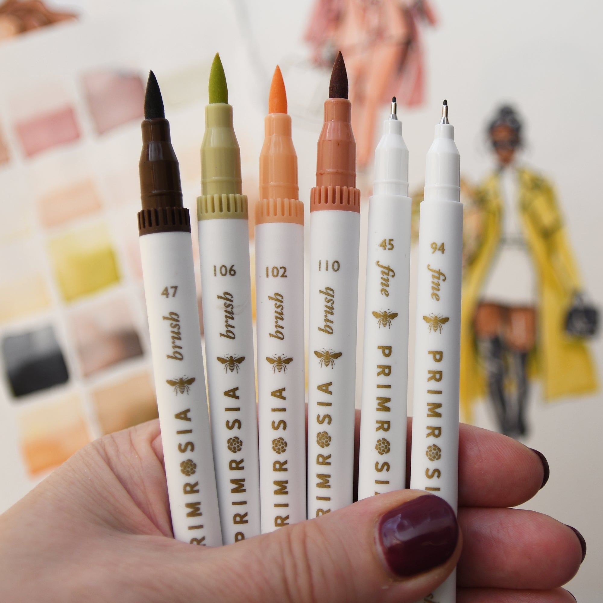 'Skin Tones' Dual Tip Markers