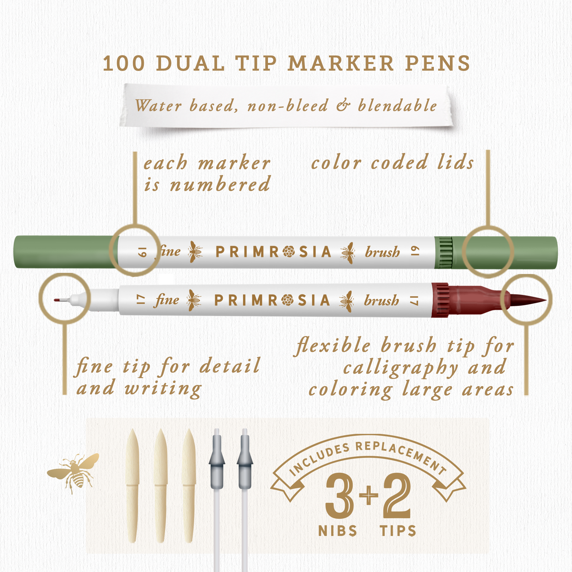 'At Home' Dual Tip Markers
