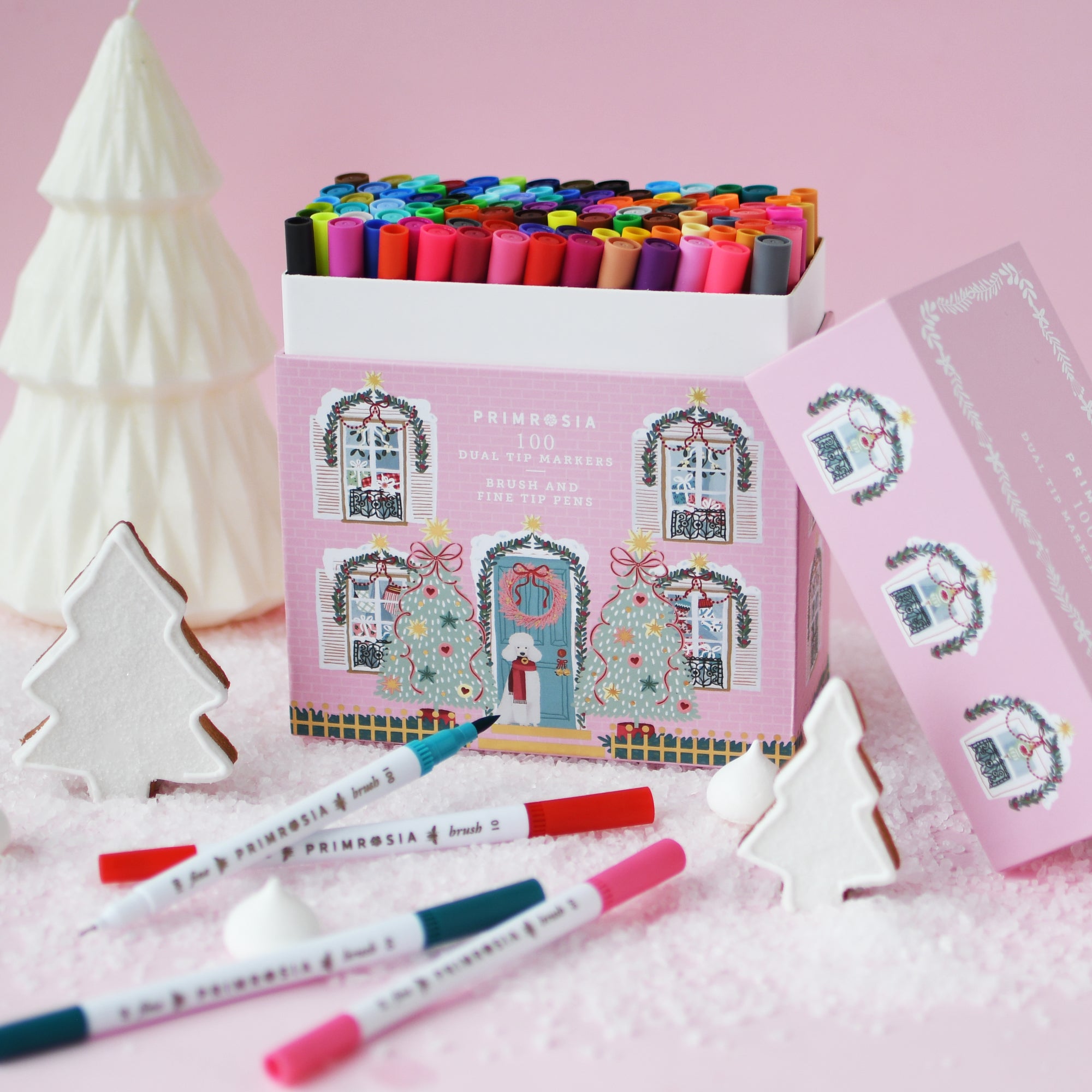 'Christmas At Home' Dual Tip Markers