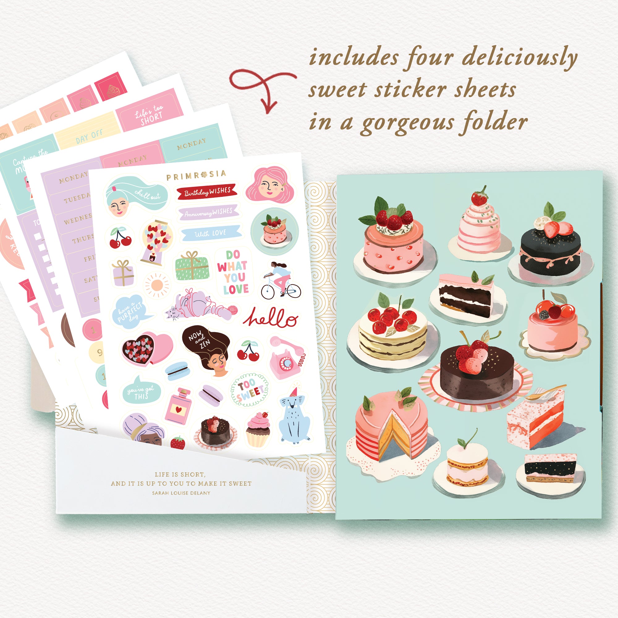 'Patisserie' Dual Tip Markers and Sticker Sheets