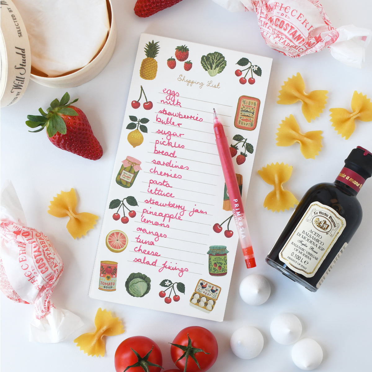 'Fruit and Vegetable' Shopping List Pad
