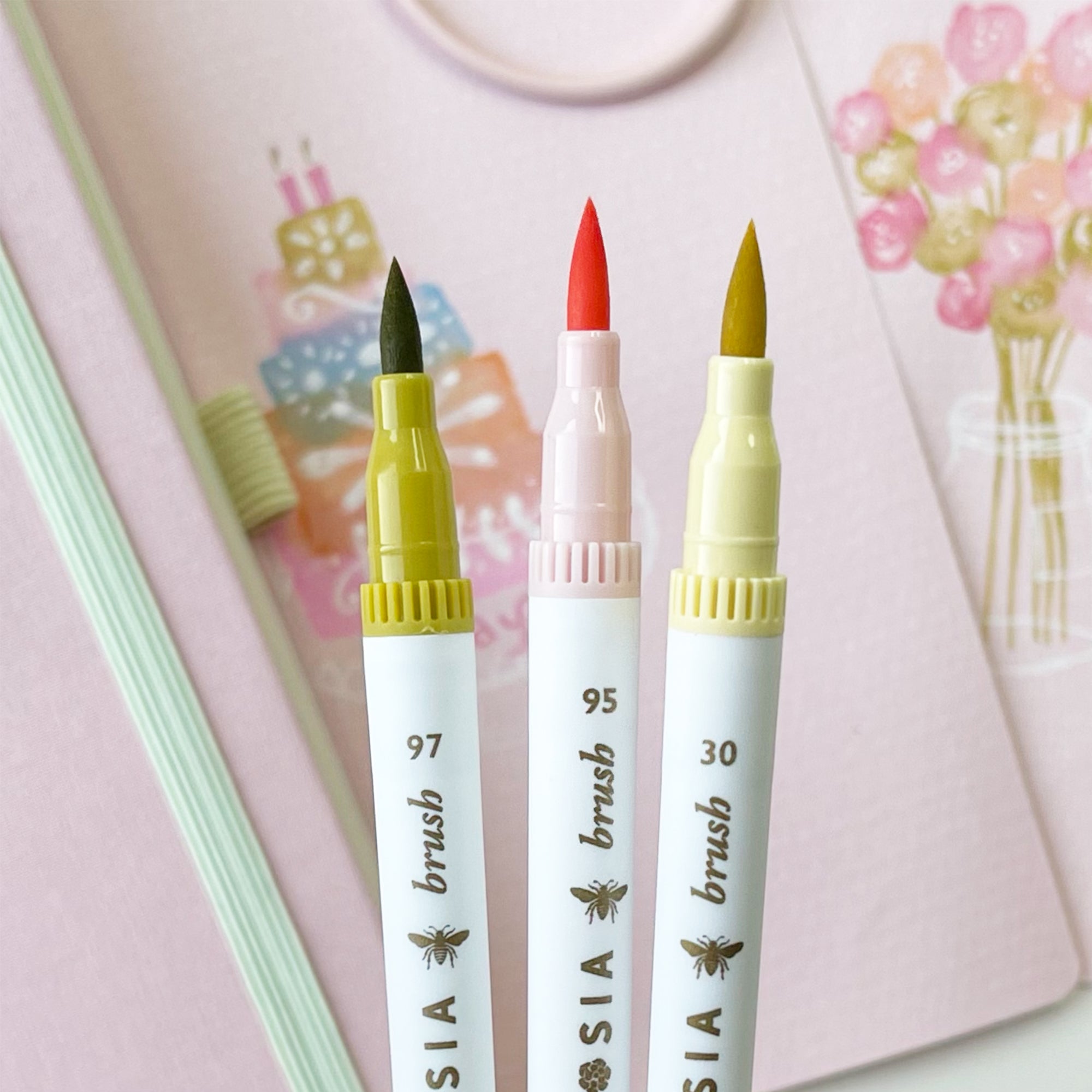 Pastel Dual Tip Markers