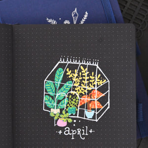 
                  
                    A5 Pitch Black Series – Sealife Dot Grid Notebook
                  
                